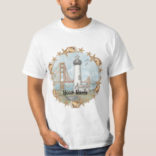 T-shirt Phare Coquillages Californie