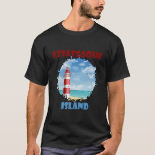 T-shirt Phare côtier de l'île Assateague