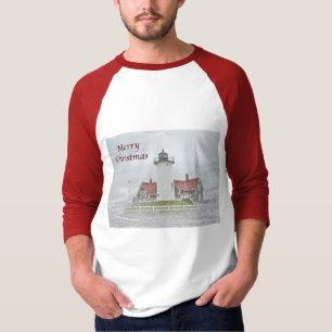 T-shirt Phare dans le Joyeux Noël de neige