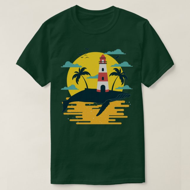T-shirt Phare de baleine (Design devant)