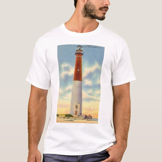 T-SHIRT PHARE DE BARNEGAT, NEW JERSEY (Devant)