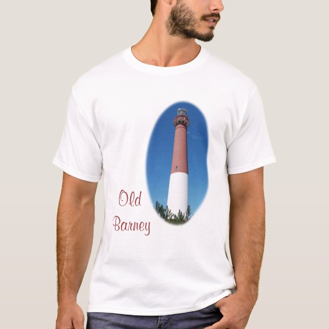 T-shirt Phare de Barnegat : Vieille prise de bec (Devant)