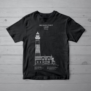 T-shirt Phare de Big Sable Point - Michigan – ap. J.-C.