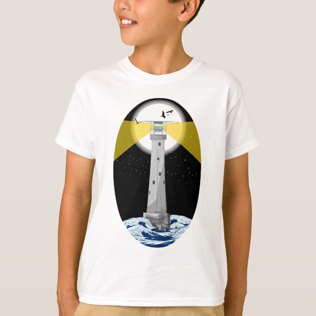 T-shirt Phare de Bishop Rock (Devant)
