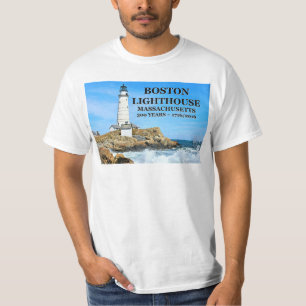 T-shirt Phare de Boston, Massachusetts