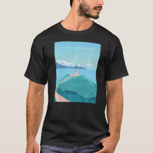 T-shirt Phare de Cape Reinga Nouvelle-Zélande Paiement Tou