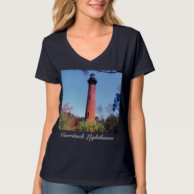 T-shirt Phare de Currituck (Devant)