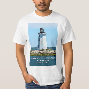 T-shirt Phare de Fayerweather Island, Connecticut