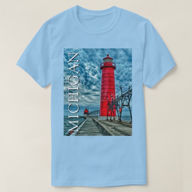 T-shirt Phare de Grand Haven | Michigan (Design devant)