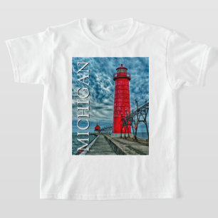 T-shirt Phare de Grand Haven   Michigan