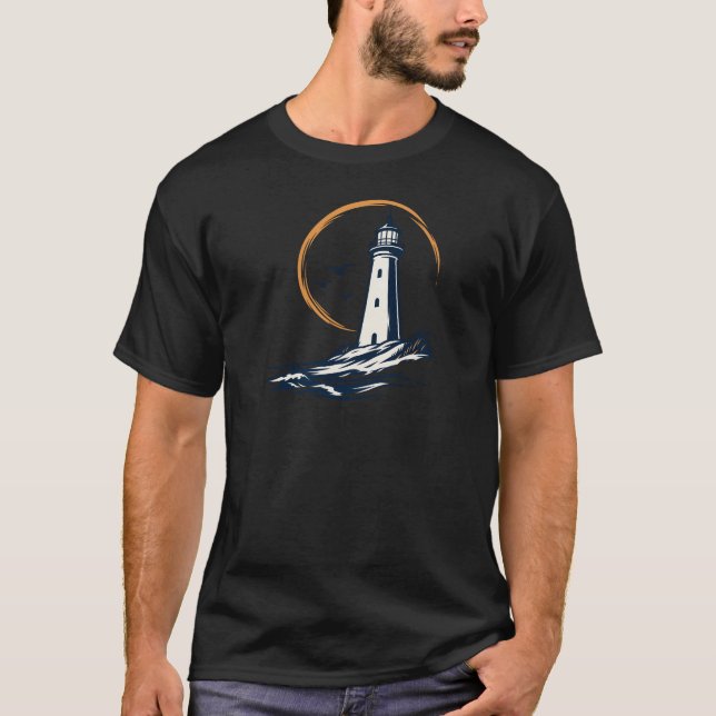 T-shirt Phare de Hirtshals – Côte danoise (Devant)