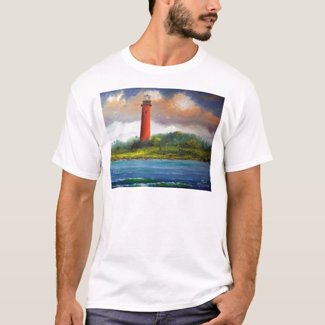 T-shirt Phare de Jupiter la Floride (Devant)