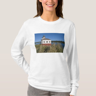 T-shirt Phare de la rivière Coquille, Oregon, États-Unis