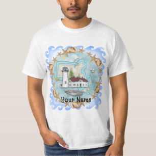 T-shirt Phare de Massachusetts Shells