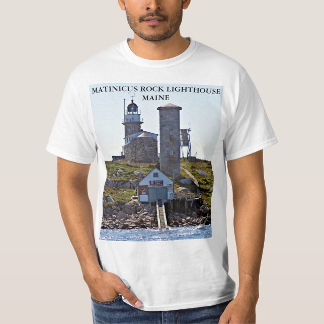 T-shirt Phare de Matinicus Rock, Maine (Devant)