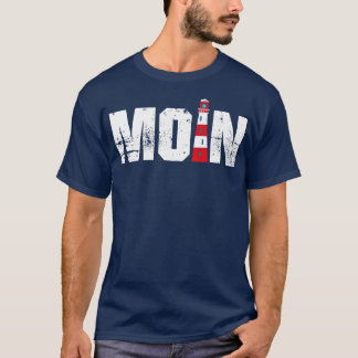 T-shirt Phare de Moin à la mer Allemagne du Nord