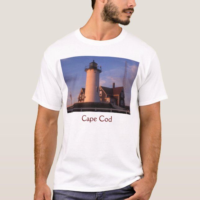 T-shirt Phare de Nobska, Cape Cod (Devant)