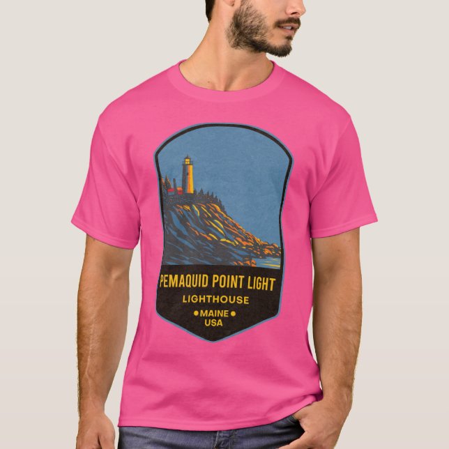 T-shirt Phare de Pemaquid Point 2 (Devant)
