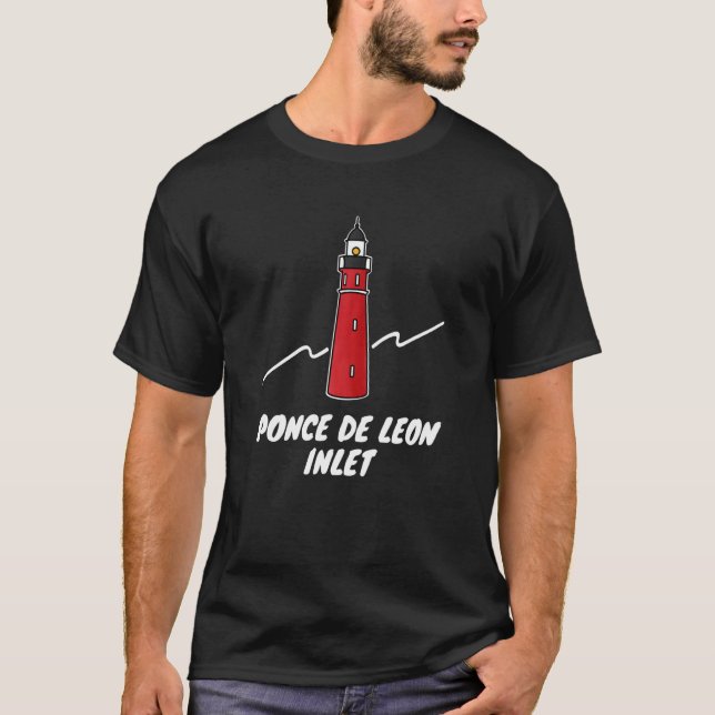 T-shirt Phare de Ponce De Leon Inlet (Devant)