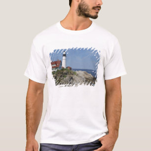 T-shirt Phare de Portland Head, Cape Elizabeth, Maine,