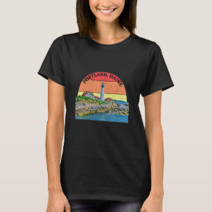 T-shirt Phare de Portland Head Light du Maine
