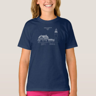 T-shirt Phare de Portland Head - Maine - AD