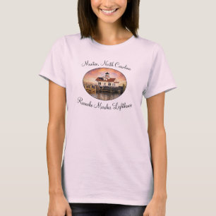 T-shirt Phare de Roanoke Marshes _ Manteo Caroline du Nord