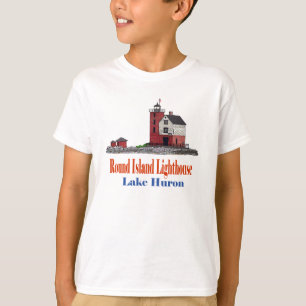 T-shirt Phare de Round Island