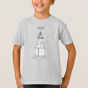 T-shirt Phare de Sabine Bank - Texas - SBD