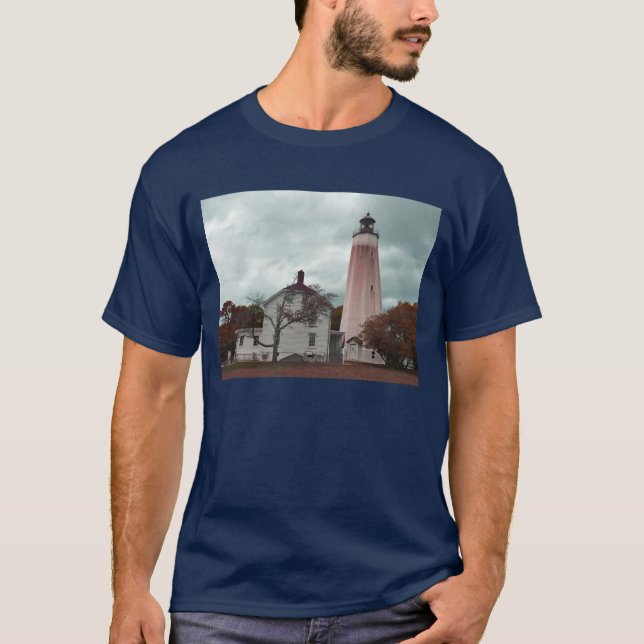 T-shirt Phare de Sandy Hook (Devant)