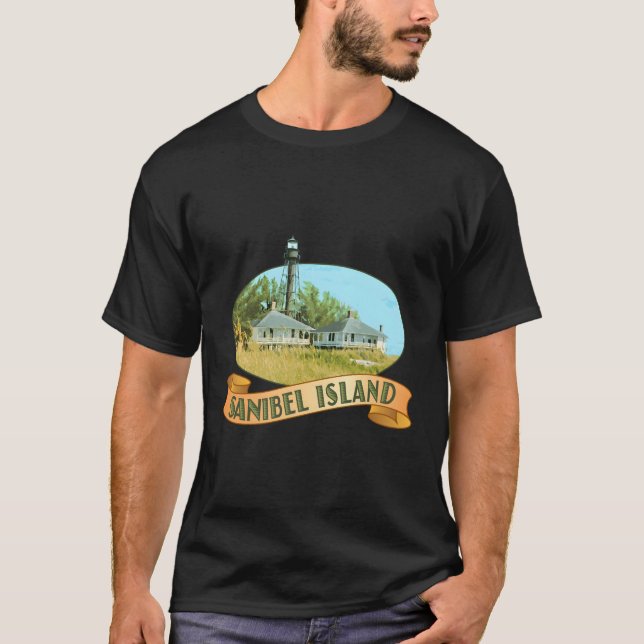 T-shirt Phare de Sanibel Island Floride (Devant)