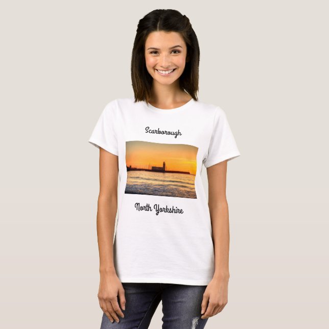 T-shirt Phare de Scarborough (Devant entier)