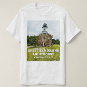 T-shirt Phare de Sheffield Island, Connecticut