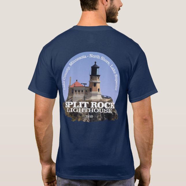 T-shirt Phare de Split Rock (Dos)