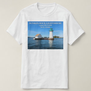 T-shirt Phare de Sunken Rock, New York