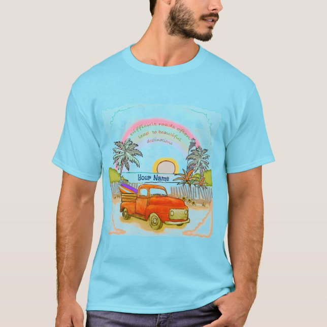 T-shirt Phare de Truck Surfer (Devant)
