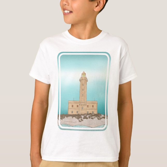 T-shirt Phare de Vieste Italie (Devant)