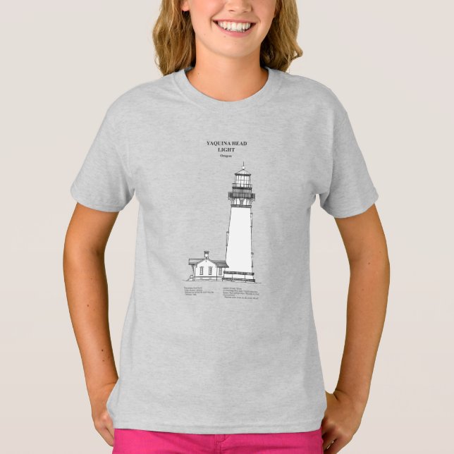 T-shirt Phare de Yaquina Head - Oregon - SBD (Devant)