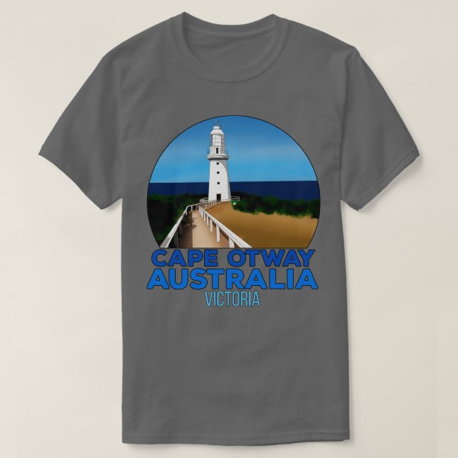 T-shirt Phare du Cap Otway Victoria Australie 1 (Design devant)