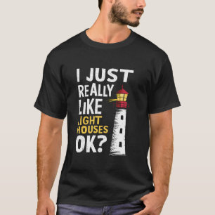 T-shirt Phare J'Aime Vraiment Les Phare Balnéaires