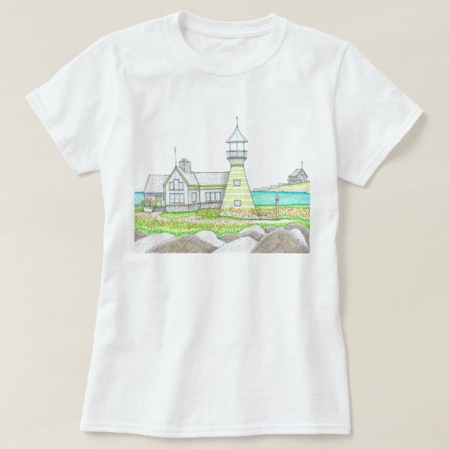 T-shirt phare lumineux (Design devant)