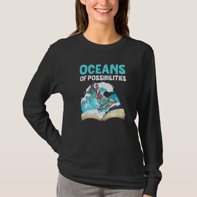 T-shirt Phare Océans Des Possibilités Lecture Été (Devant)