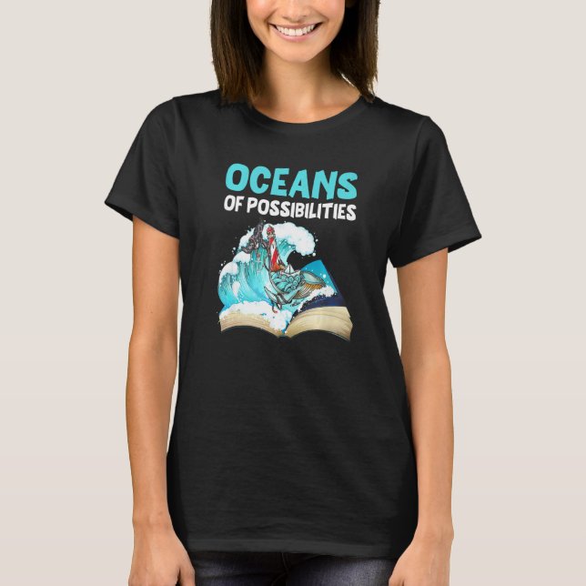T-shirt Phare Océans Des Possibilités Lecture Été (Devant)