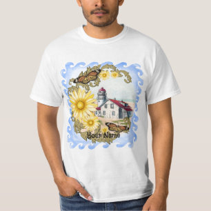 T-shirt phare papillon