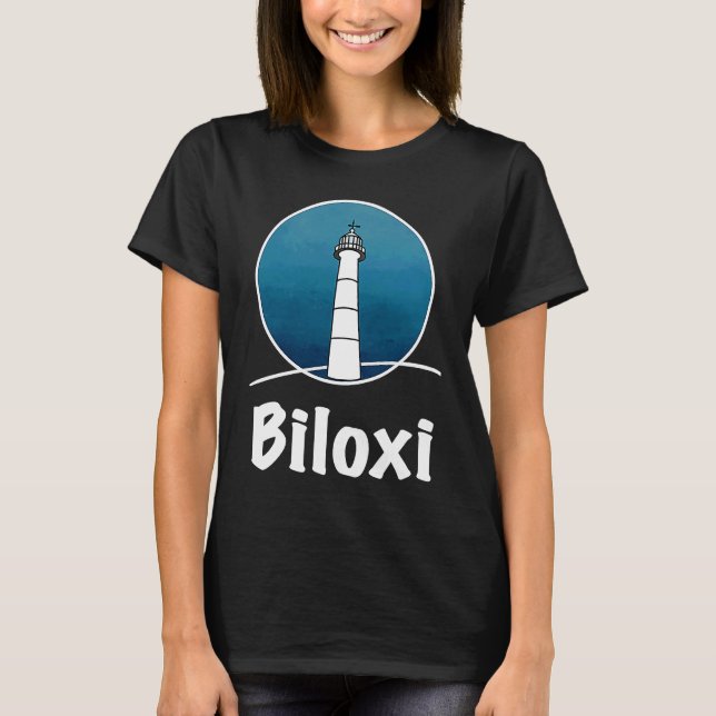 T-shirt Phare Plage Biloxi (Devant)