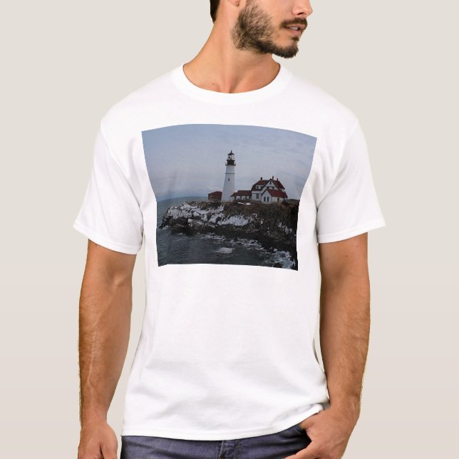 T-shirt Phare principal de Portland (Devant)