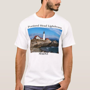 T-shirt Phare principal de Portland, chemise du Maine