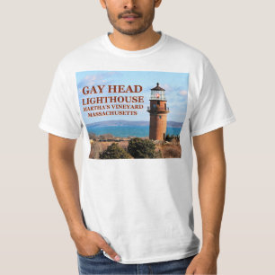 T-shirt Phare principal gai, Martha's Vineyard mA