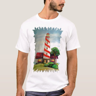 T-shirt Phare rouge et blanc