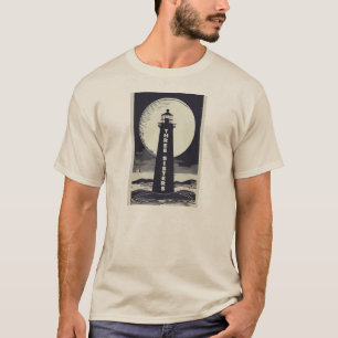 T-shirt Phare Trois Soeurs Massachusetts Lune